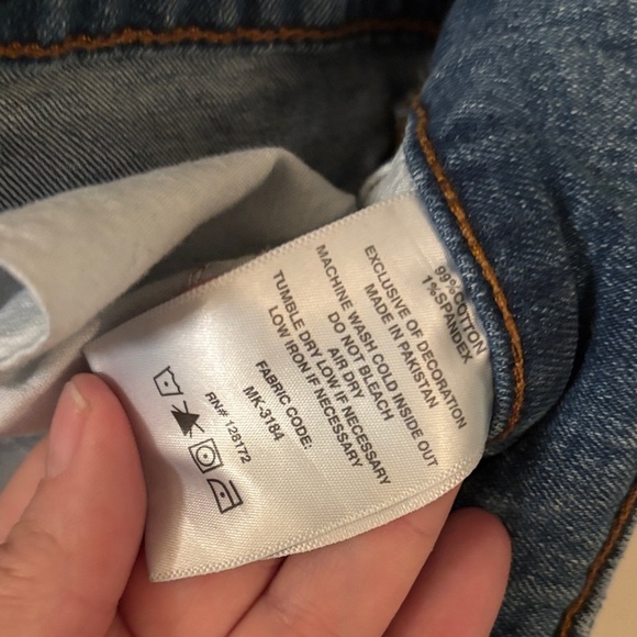 Ring of Fire Men's Light Blue Relaxed Distressed Jeans Size 33x30 - Picture 4 of 10